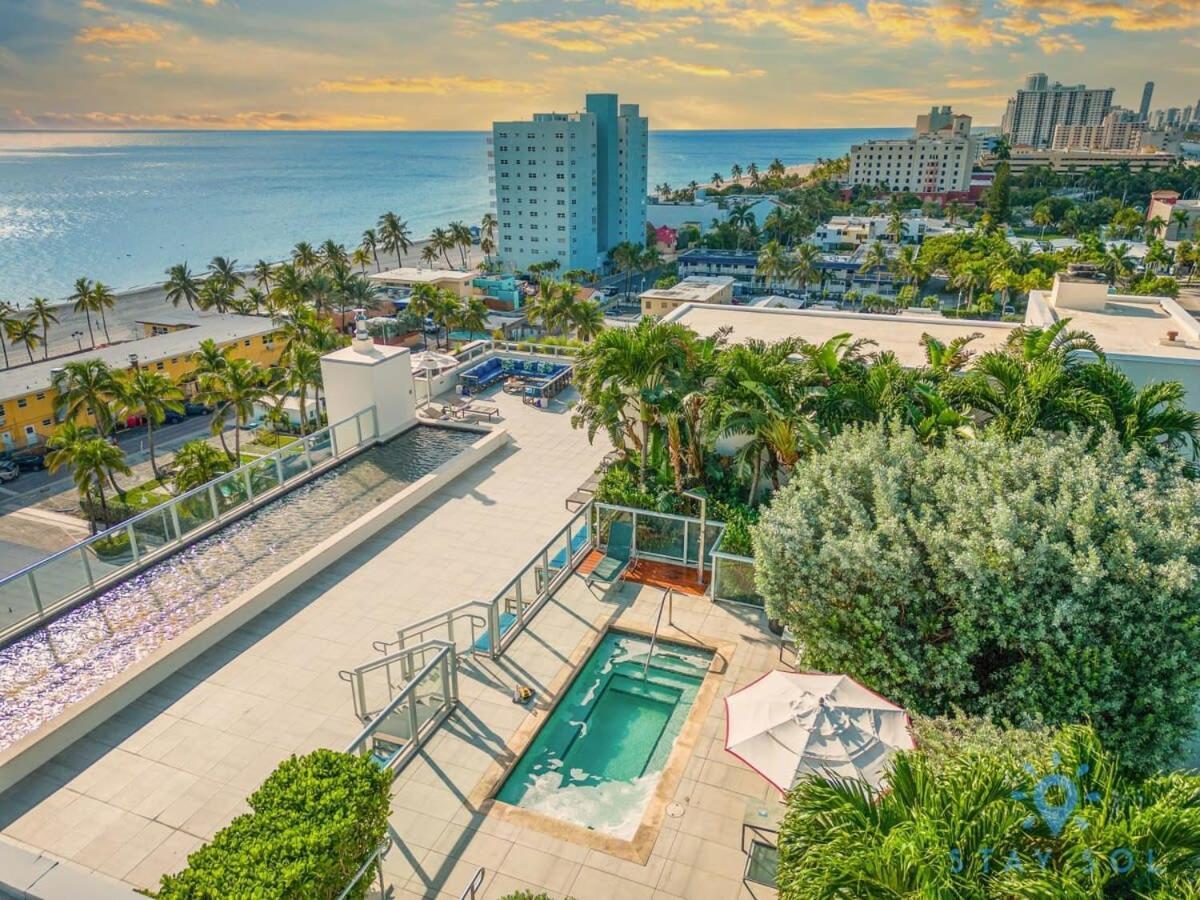Rooftop Pool - Balcony - Hollywood Beach Broad - Walk Exterior foto